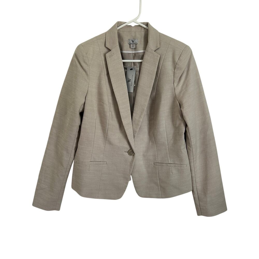 Worthington Tan Blazer Colonial Cobblestone NWT Size: Large